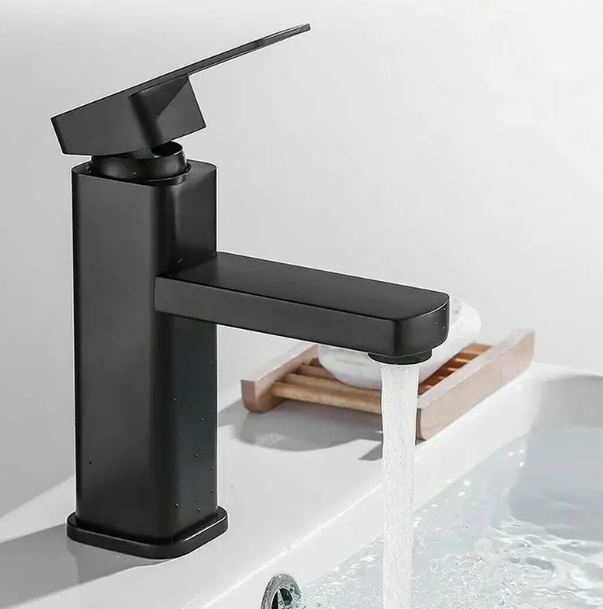 Wasserhahn Schwarz Matt