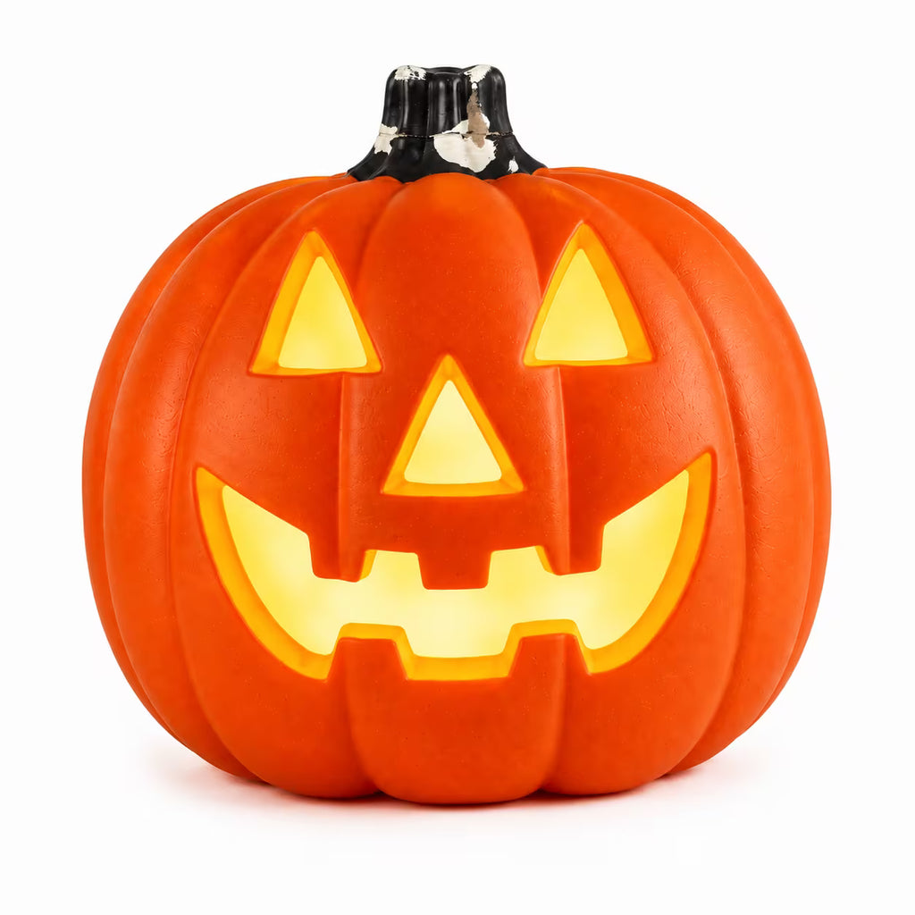 🎃 XXL Halloween-Kürbis mit LED-Beleuchtung