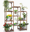 Holz-Blumenständer für Töpfe, Mehrstöckiges Pflanzenregal
