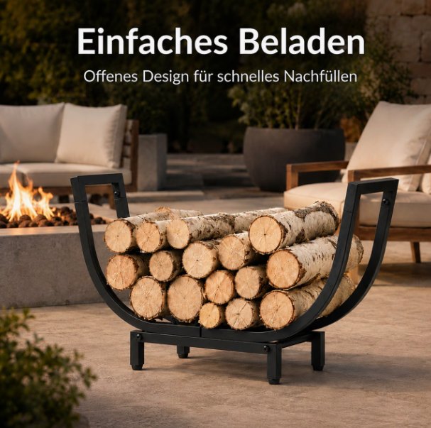 Kaminholzregal / Kaminholzständer