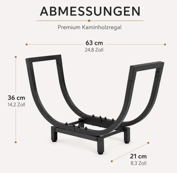 Kaminholzregal / Kaminholzständer