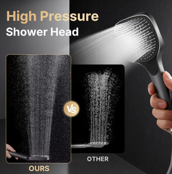 🚿 Duschsystem mit Regenduschkopf & Handbrause